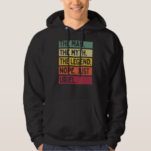 Veste À Capuche Mens L'Homme Le Mythe La Légende Non Seulement Uri