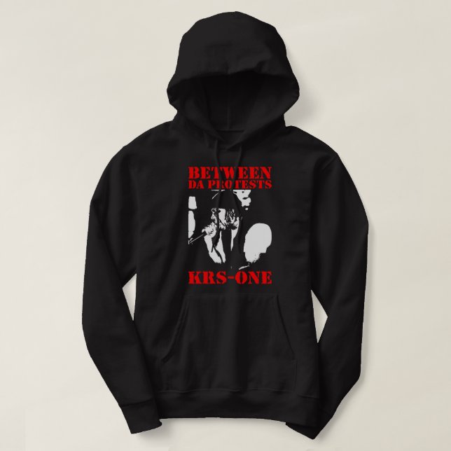 Veste À Capuche Mens Meilleur chanteur KRS ONE (Design devant)