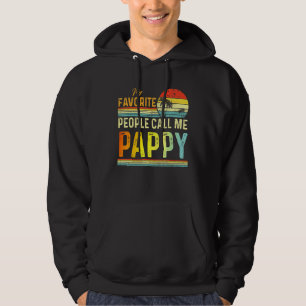 Veste À Capuche Mens Mes Gens Favoris M'Appelent Pappy Papa Père 1