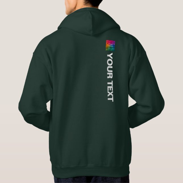 Veste À Capuche Mens Moderne Conception du dos Imprimer Modèle élé (Dos)