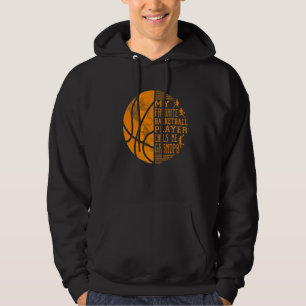 Veste À Capuche Mens Mon Joueur De Basket Favori M'Appelle Groupe