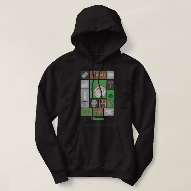 Veste À Capuche Mens My Favorite Terraria Venin For Birthday (Design devant)
