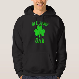 Veste À Capuche Mens One Lucky Papa Jour de la Saint Patrick Daddy