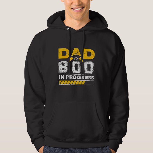 Veste À Capuche Mens Papa Bod En Cours (Devant)