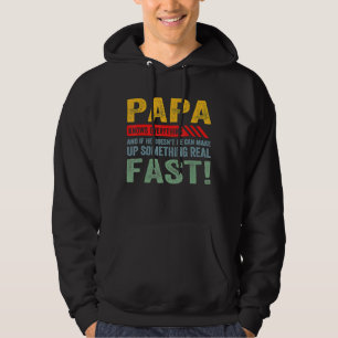Veste À Capuche Mens Papa Connaît Tout Grand-Père Fête des pères V