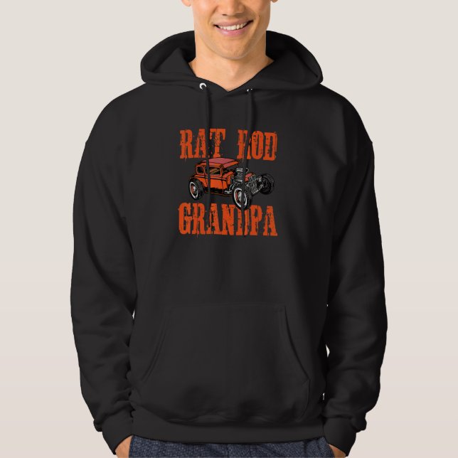Veste À Capuche Mens Rat Rod Grand-père (Devant)