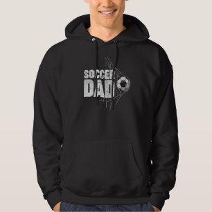 Veste À Capuche Mens Retro Style Soccer Sports Soccer Papa Père Pè