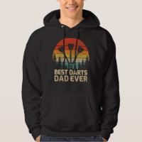 Mens Retro Vintage Best Darts Papa Jamais Da Père
