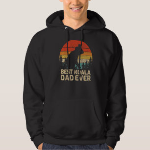 Veste À Capuche Mens Retro Vintage Best Koala Papa Jamais Da Père