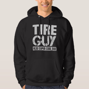 Veste À Capuche Mens Tyr Guy drôle Voiture Mécanicien Papa Papa Pa