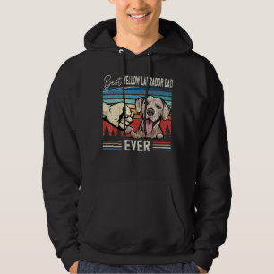 Veste À Capuche Mens Vintage Meilleur Jaune Labrador Papa Chien Po