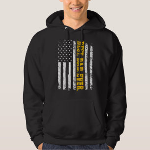 Veste À Capuche Mens Vintage Meilleur Papa Jamais Chemise Drapeau
