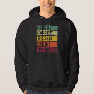 Veste À Capuche Mens Voici Garrett Le meilleur papa du monde