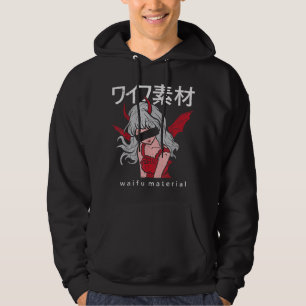 Veste À Capuche Mens Waifu Matériel Diable Anime Girl Mang japonai
