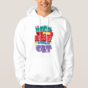 Veste À Capuche Meow si vous aimez un chat secouru