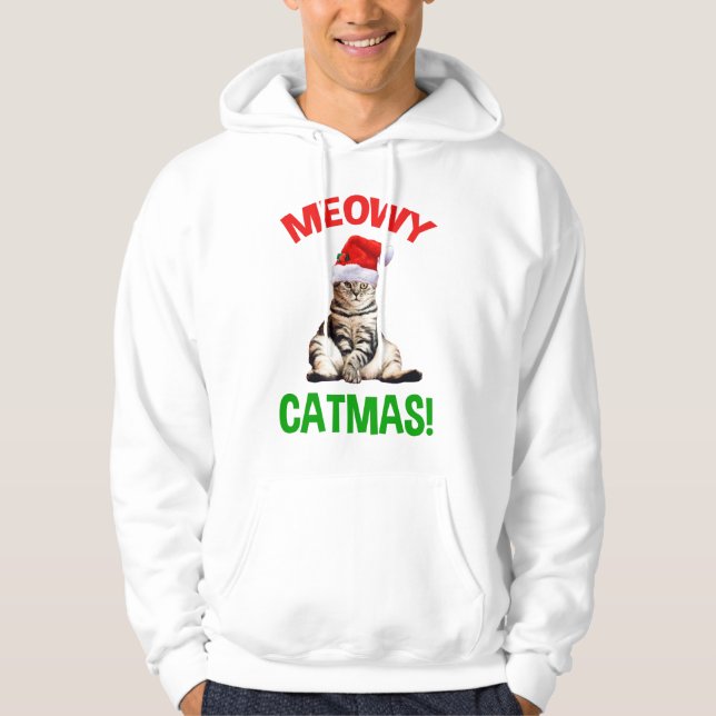 Veste À Capuche Meowy Catmas ! (Devant)