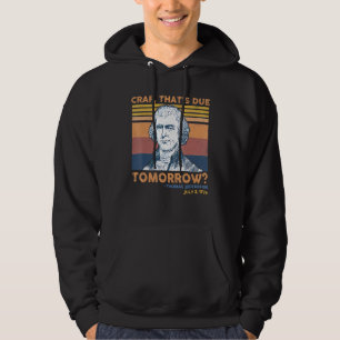 Veste À Capuche Merde Que Demain Thomas Jefferson 4th Of Ju