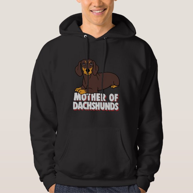 Veste À Capuche Mère Des Dachshunds (Devant)