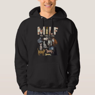 Veste À Capuche Mère Que J'Aime Félins Chat Halloween