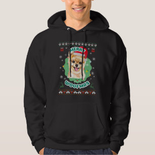 Veste À Capuche Merry Woofmas Pomeranian