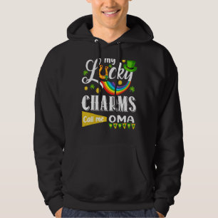 Veste À Capuche Mes Charmures Chanceuses M'Appelent Oma Jour de la