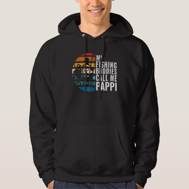 Veste À Capuche Mes Épouses De Pêche M'Appelent Pappi Fisherman Fa (Devant)