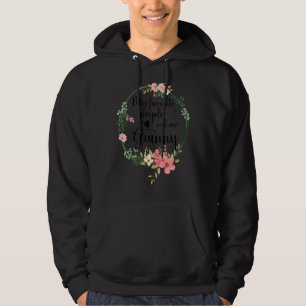 Veste À Capuche Mes Gens Préférés M'Appelent Granny Women Floral G