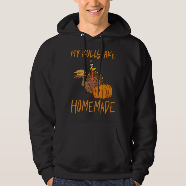Veste À Capuche Mes Rouleaux Sont Faits Maison (Devant)