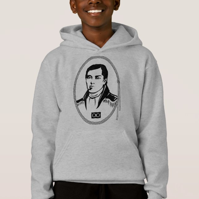 Veste à capuche Metis pour enfants Cuthbert Grant  (Devant)