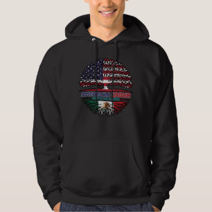 Veste À Capuche Mexico Mexican US American États-Unis Tree