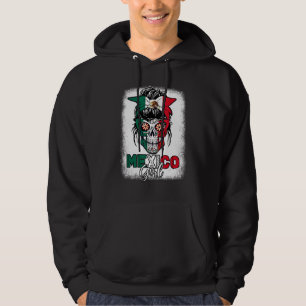 Veste À Capuche Mexique Crâne fille Cinco De Mayo Indépendant mexi
