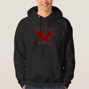 Veste À Capuche Mexique Mens Huelga Bird Drapeau Nord Californie F