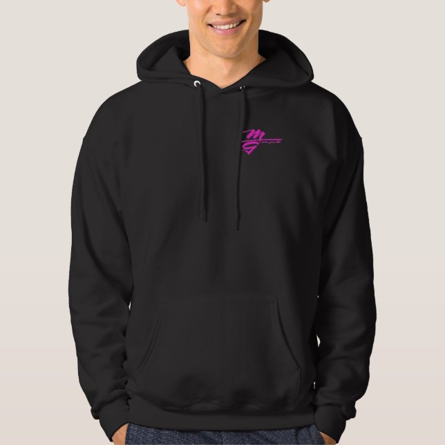 Veste À Capuche MG rose (Devant)