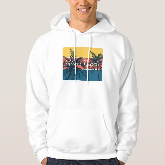 Veste À Capuche Miami Beach (Devant)