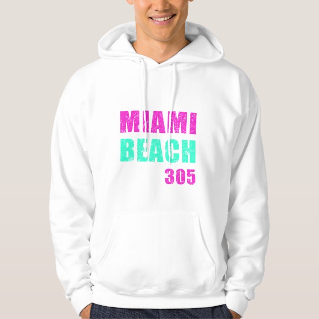 Veste À Capuche Miami Beach 305 (Devant)