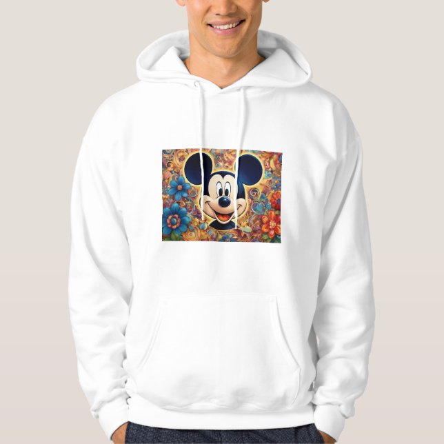 Veste À Capuche Mickey joueur : T-shirt graphique (Devant)