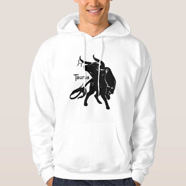 Veste À Capuche Mighty Taurus le Taureau Zodiaque (Devant)