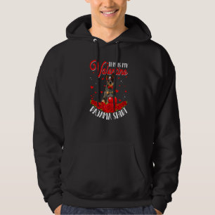 Veste À Capuche Mignon Ceci Est Mon Pyjama De La Saint-Valentin Bo