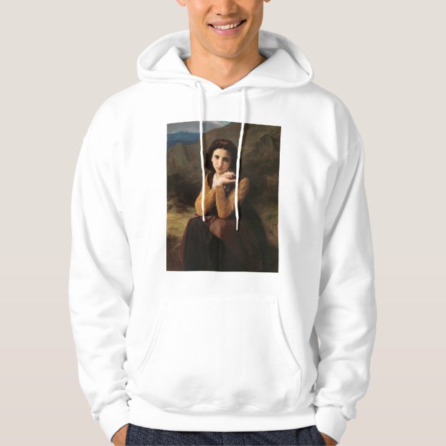 Veste À Capuche Mignon Innocence d'une adolescente, Bouguereau (Devant)