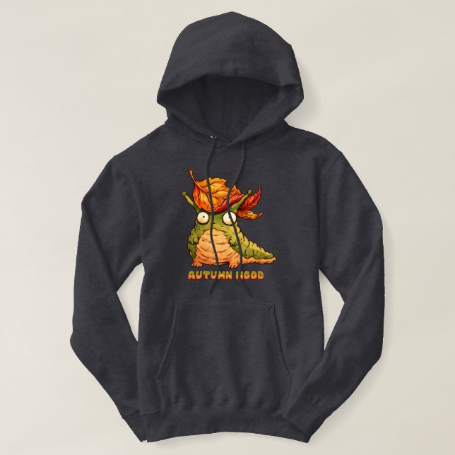 Veste À Capuche Mignon Limace d'Automne Humeur d'Automne  (Design devant)
