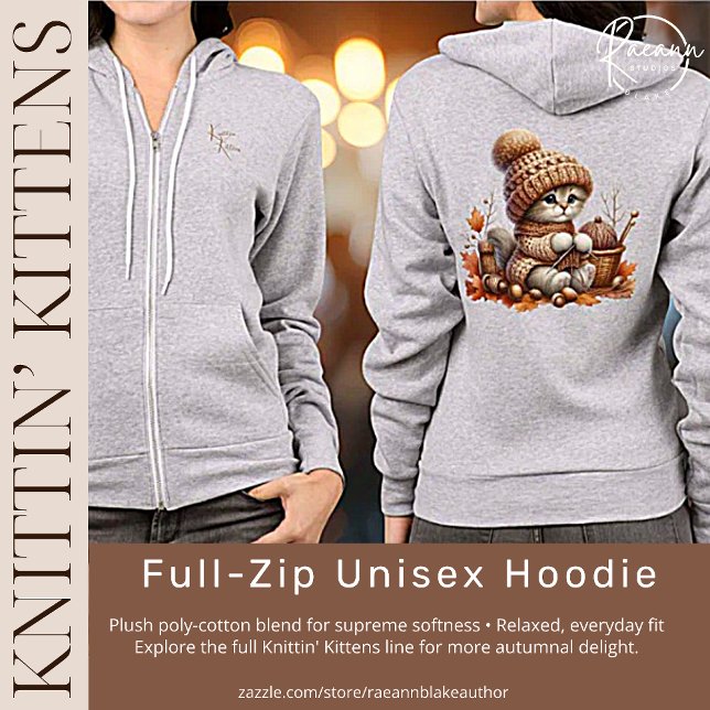 Veste À Capuche Mignon Sweater à Chatons Fermeture Éclair Complète (Créateur téléchargé)
