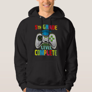Veste À Capuche Mignonne 5e année Niveau Gamer complet Diplôme Vid