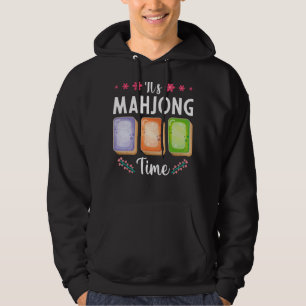 Veste À Capuche Mignonne C'est Mahjong Time Mahjong Joueurs Mahjon