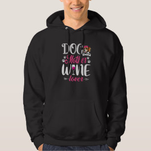 Veste À Capuche Mignonne Chien Mère Vin Beagle Chien Fête des Mère