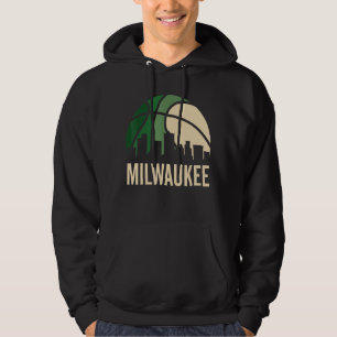 Veste À Capuche Milwaukee Basketball B-Ball City Retro City Sunset