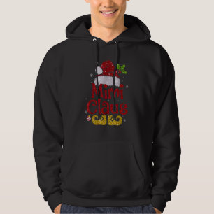 Veste À Capuche Mimi Claus Pajama de Noël Famille Correspondant No