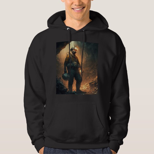 Veste À Capuche Mines dangereuses (Devant)