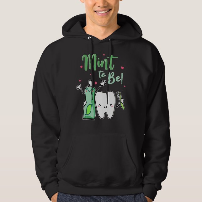 Veste À Capuche Mint To Be Funky Toothpâte & Dentist Valent (Devant)