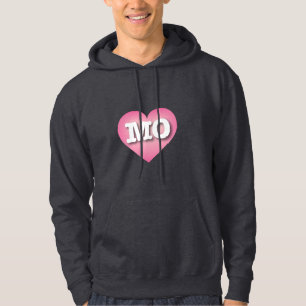 Veste À Capuche Missouri Pink Fade Heart - J'aime MO