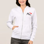 Veste À Capuche Mme T-Shirt - Jolie femme au coeur rouge<br><div class="desc">Montrez votre statut "Mme" avec style avec cet adorable t-shirt avec un script noir audacieux et deux coeurs rouges. Que vous soyez marié(e), marié(e) ou fièrement pris(e), ce tee ajoute du charme à toute tenue. Idéal pour l'usure décontractée, les voyages en lune de miel, les douches nuptiales, ou comme un...</div>